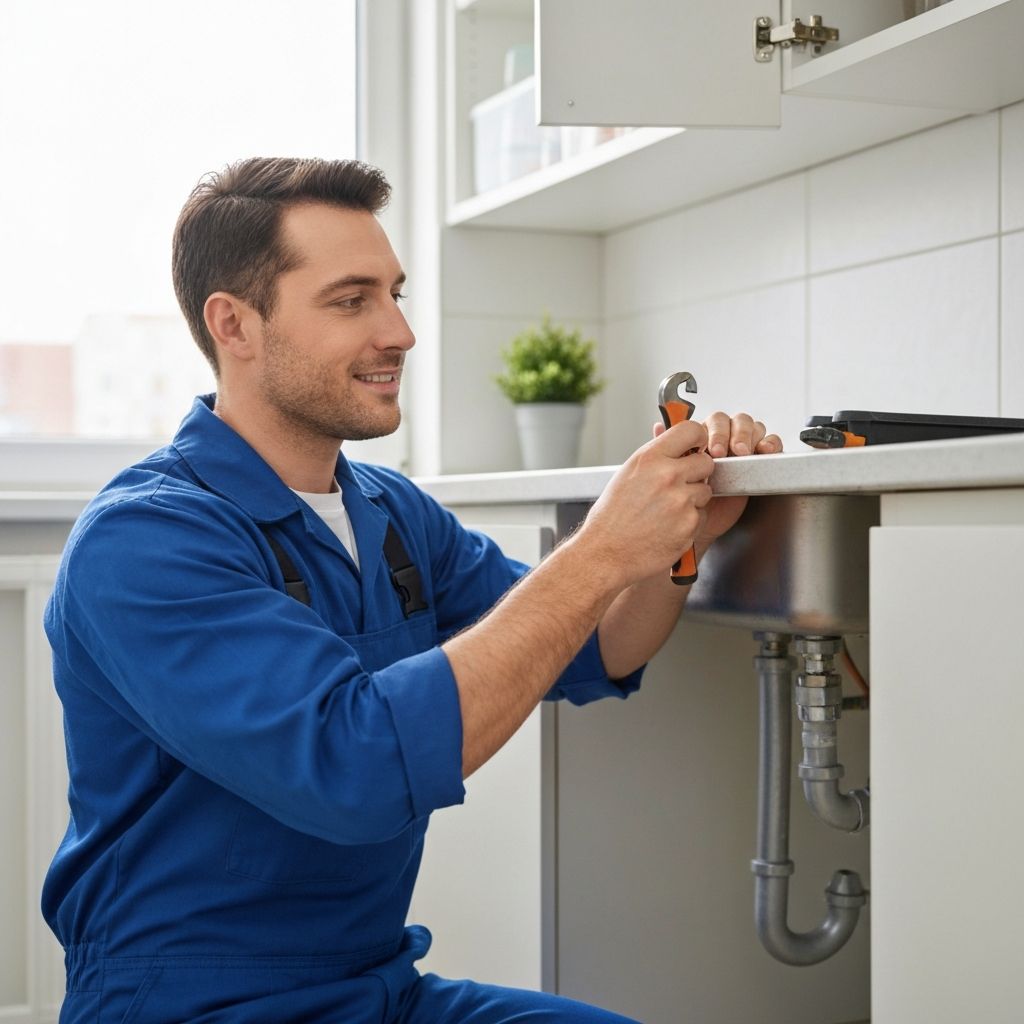 Professional Pinole Plumbing technician repairing residential plumbing